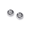 Solid Sterling Silver stud with Bloodline Designs "B and L" Logo