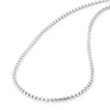 Solid Sterling Silver tight rolo style chain