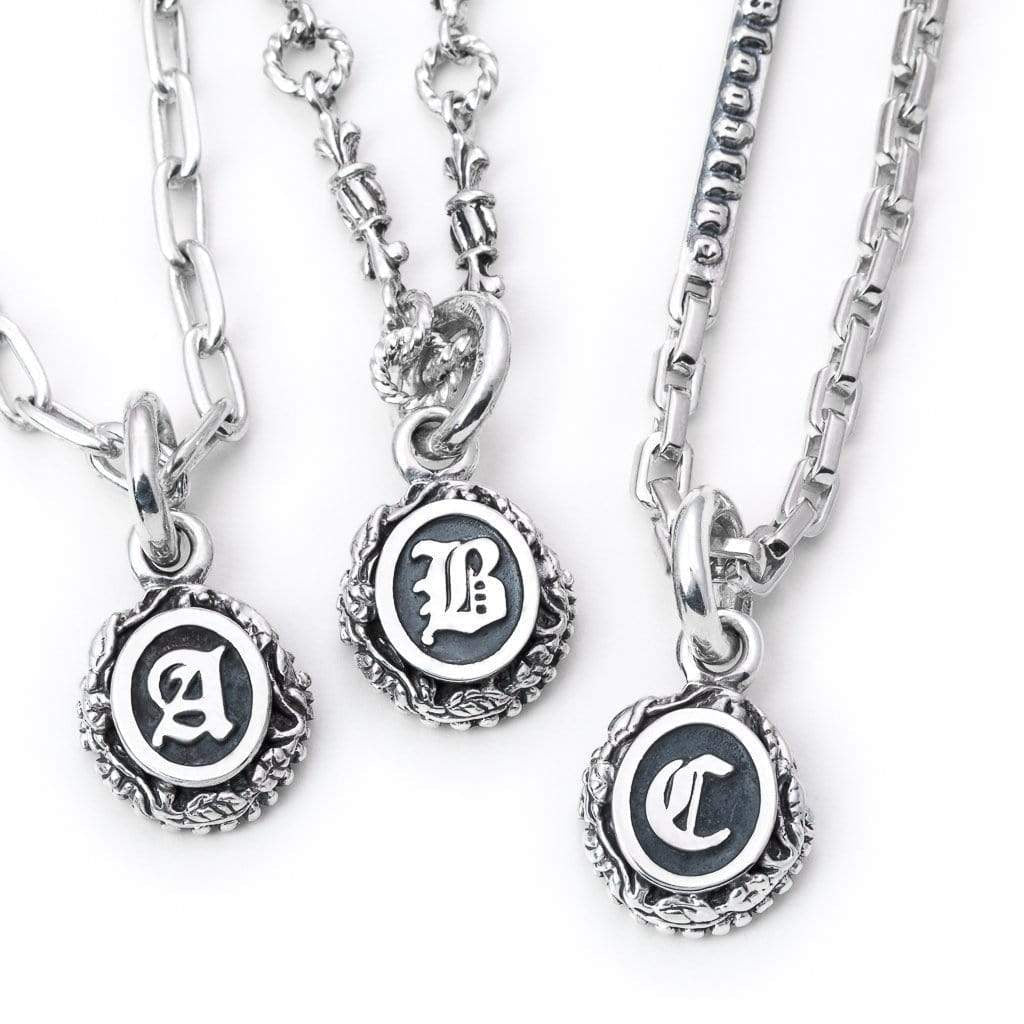 Bloodline Design Personalized A Eternal Vine Signet Pendant