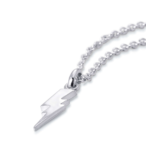 Sterling silver deals lightning bolt pendant