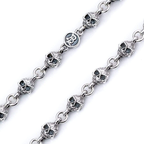 Bloodline Skull Link Chain Necklace Sterling Silver 9mm BLOODLINE DESIGN bloodline-skull-link-chain-necklace-sterling-silver-9mm-bloodline-design