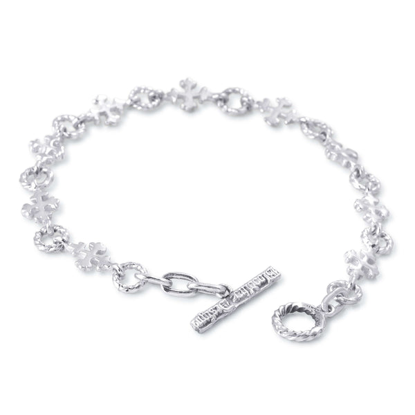 16th Century Cross Bracelet in Sterling Silver – BLOODLINE DESIGN