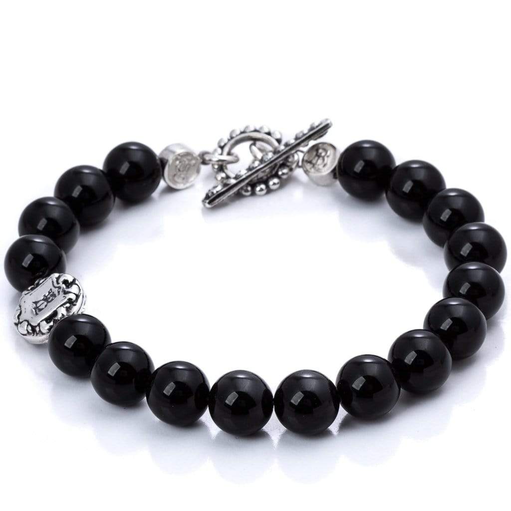 Bloodline Design Mens Bracelets S / Onyx The Bloodline Buddha Bracelet