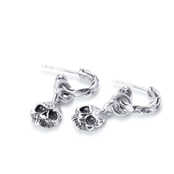 アクセサリー ambush peal silver hoop earrings v アクセサリー ambush peal silver hoop earrings v Pearl Silver