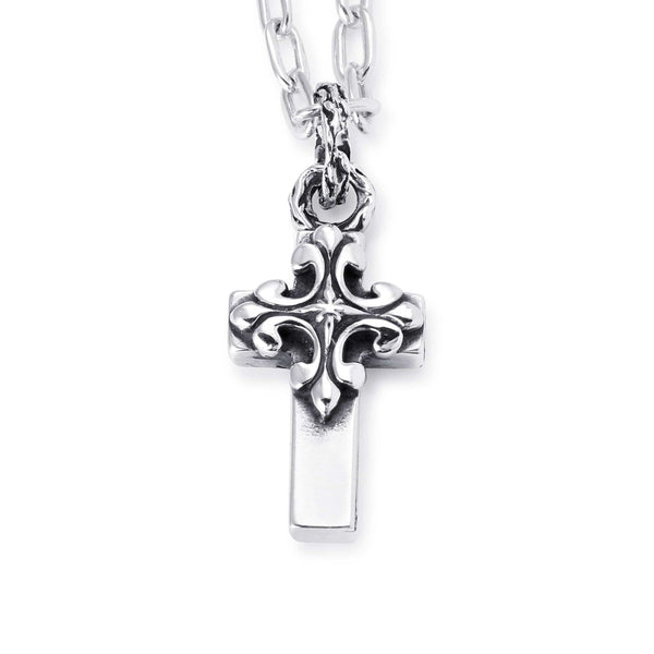 Full Mason Cross Pendant In Sterling Silver, 50mm BLOODLINE DESIGN