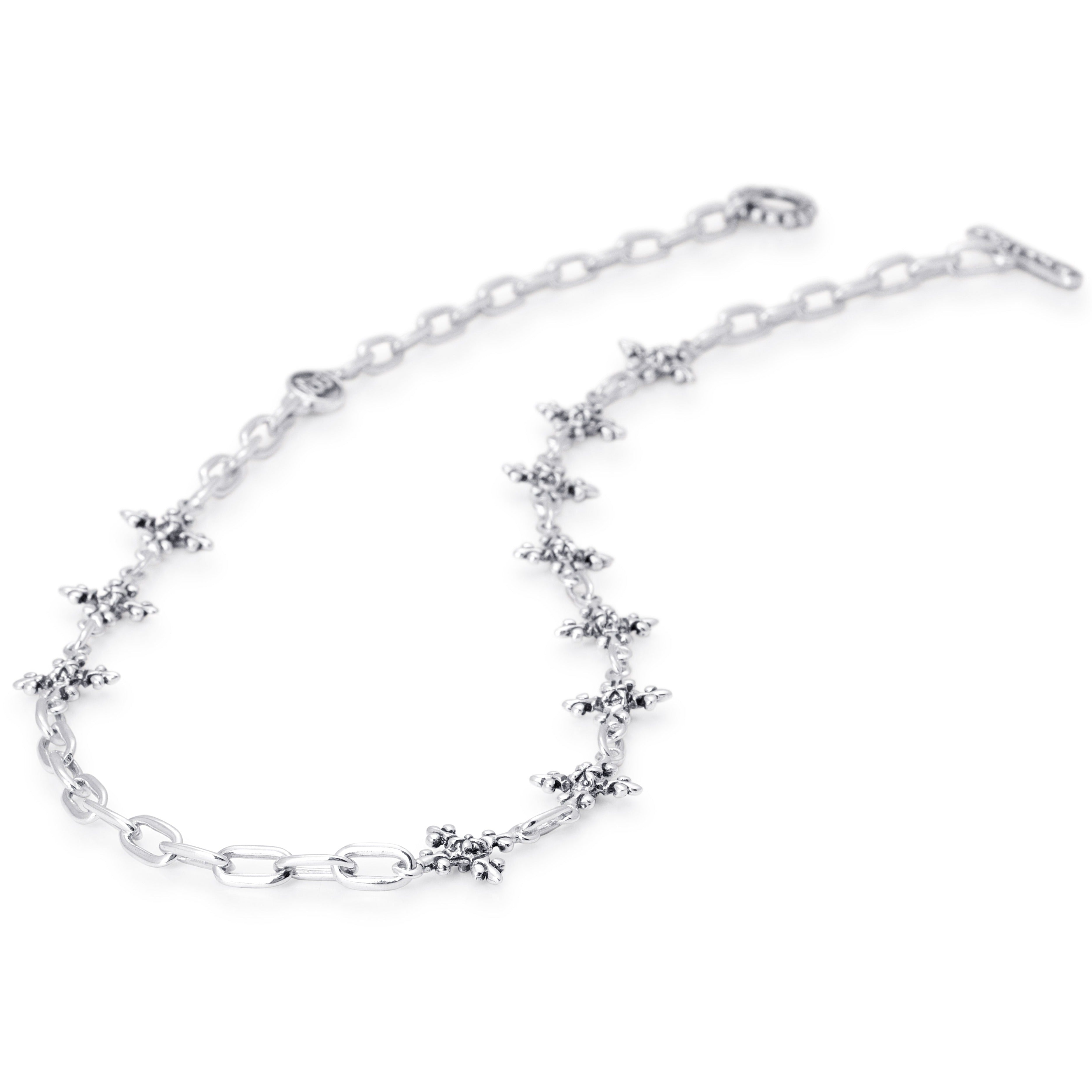 Bloodline Design W-Necklaces The Mid-Length Antique French Cross Necklace