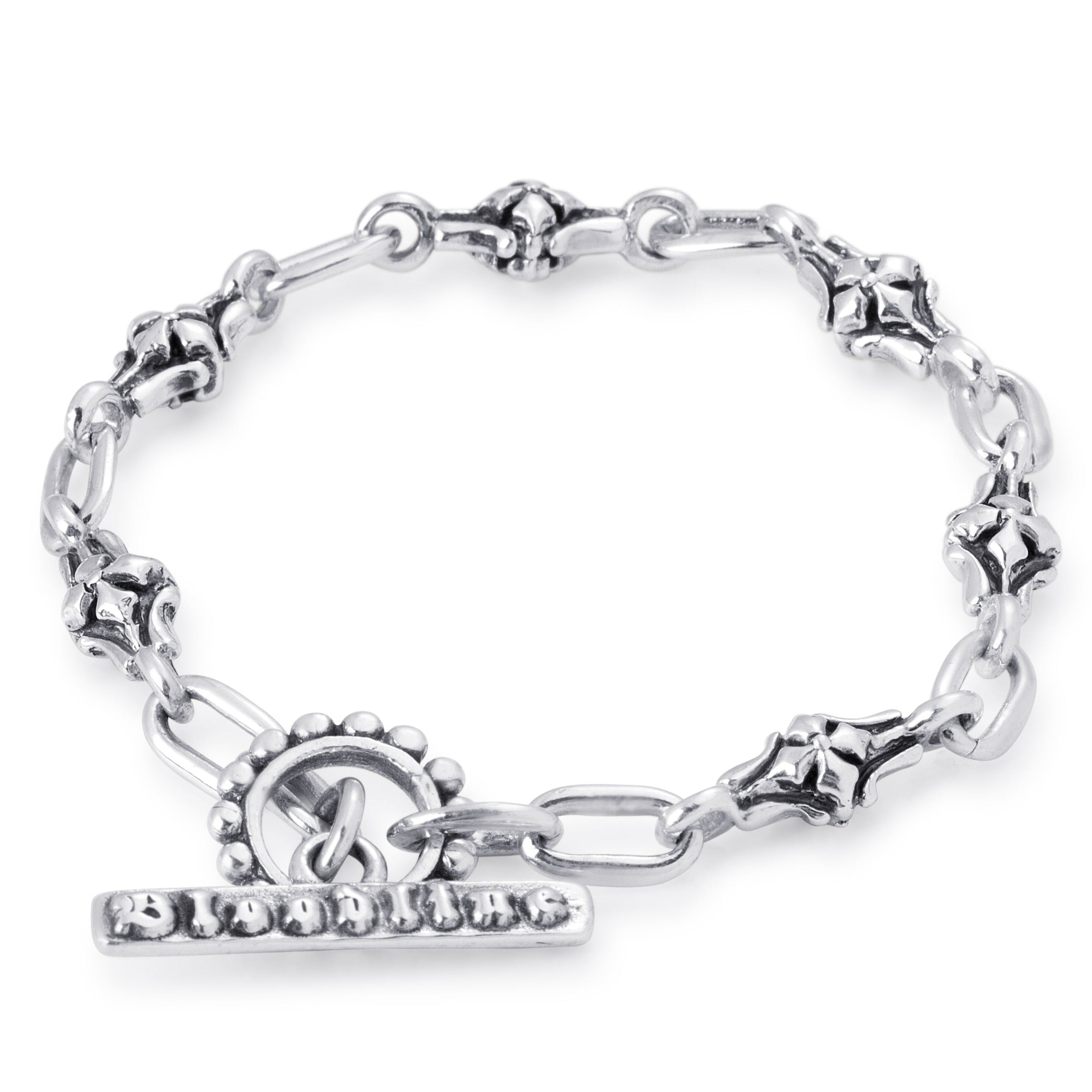 Barcelona Chain Link Bracelet in Sterling Silver, 6mm