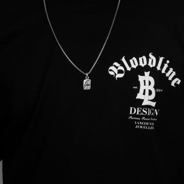 Swallow Tablet Pendant In Sterling Silver, 22mm – BLOODLINE DESIGN