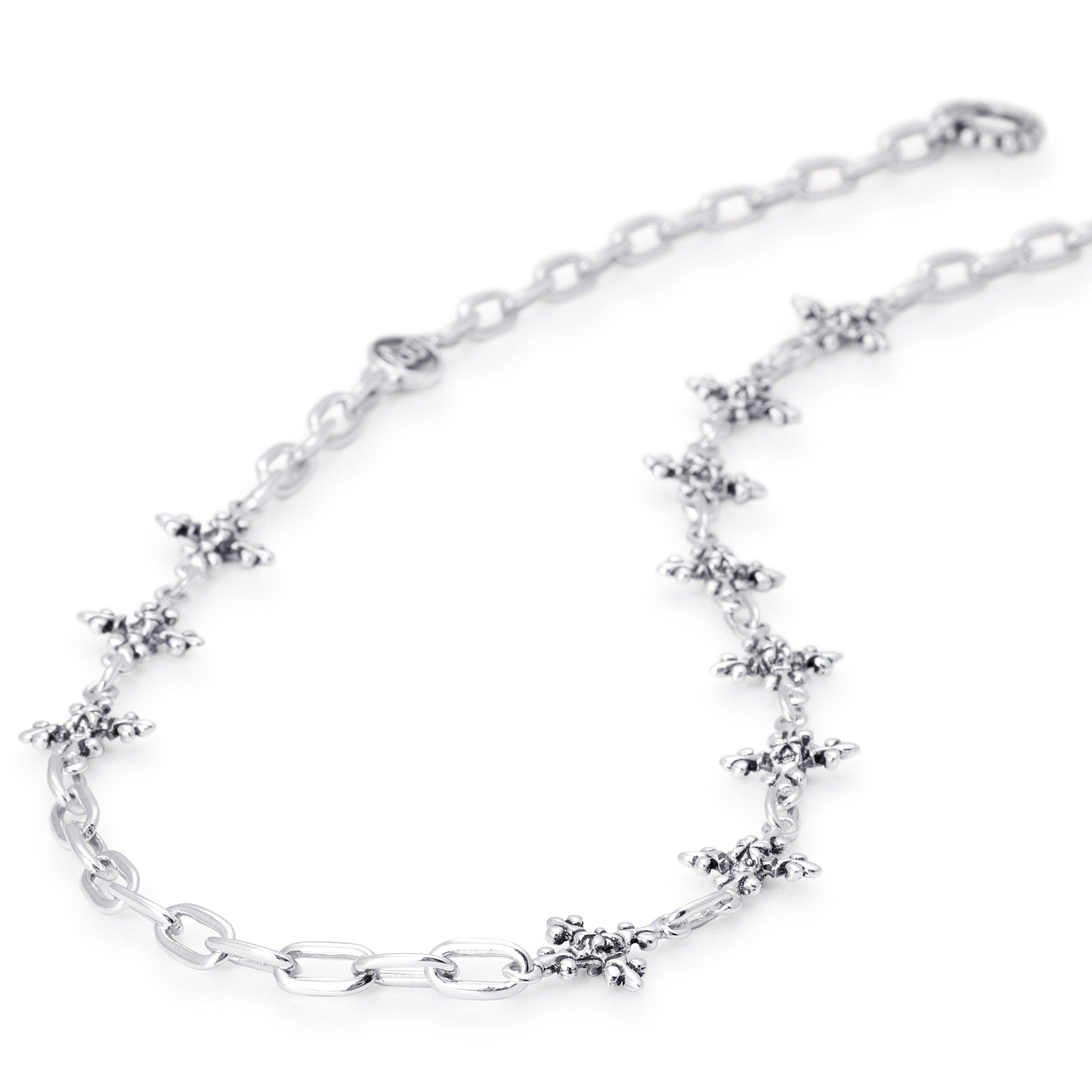 Bloodline Design W-Necklaces The Mid-Length Antique French Cross Necklace
