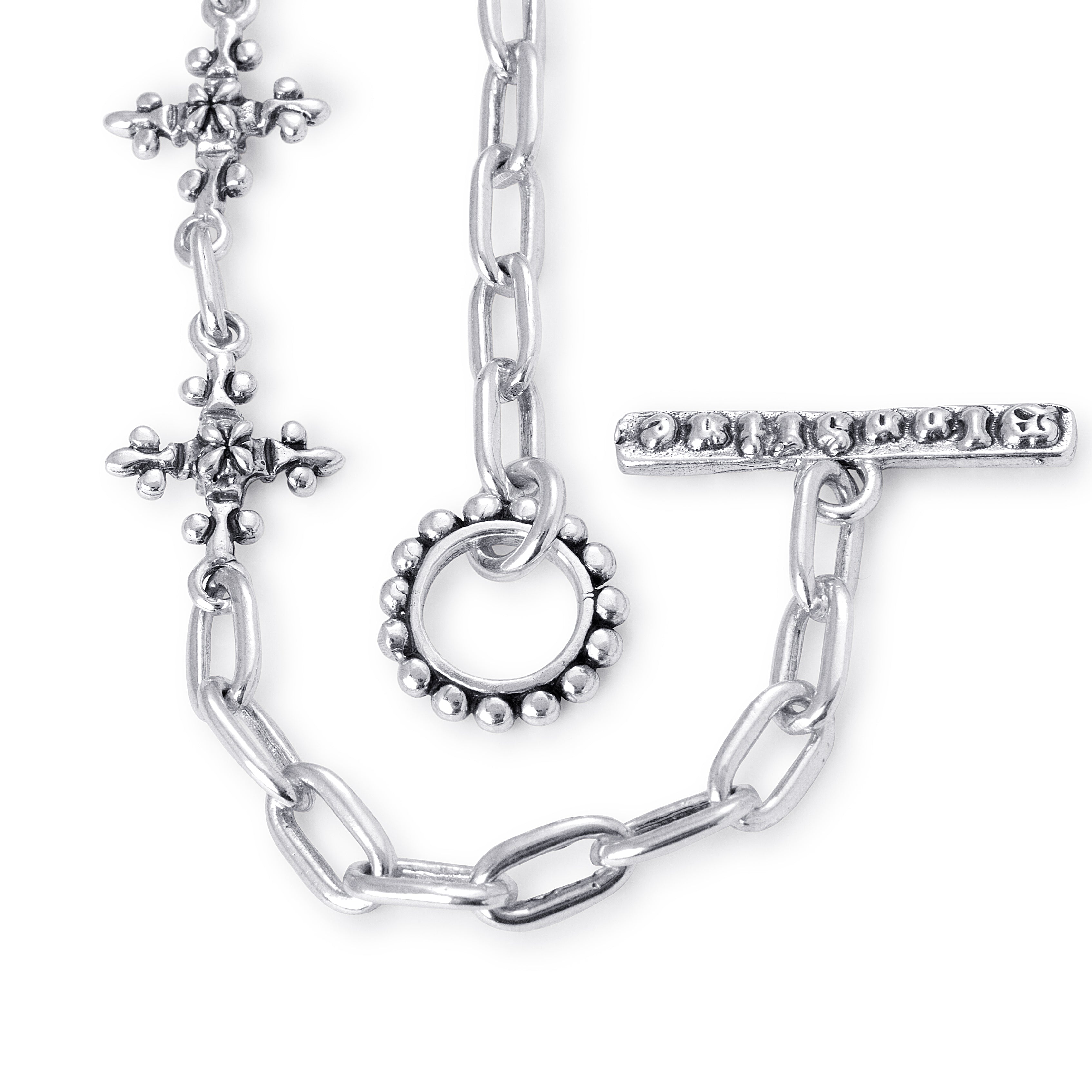 Bloodline Design W-Necklaces The Antique French Cross Necklace toggle