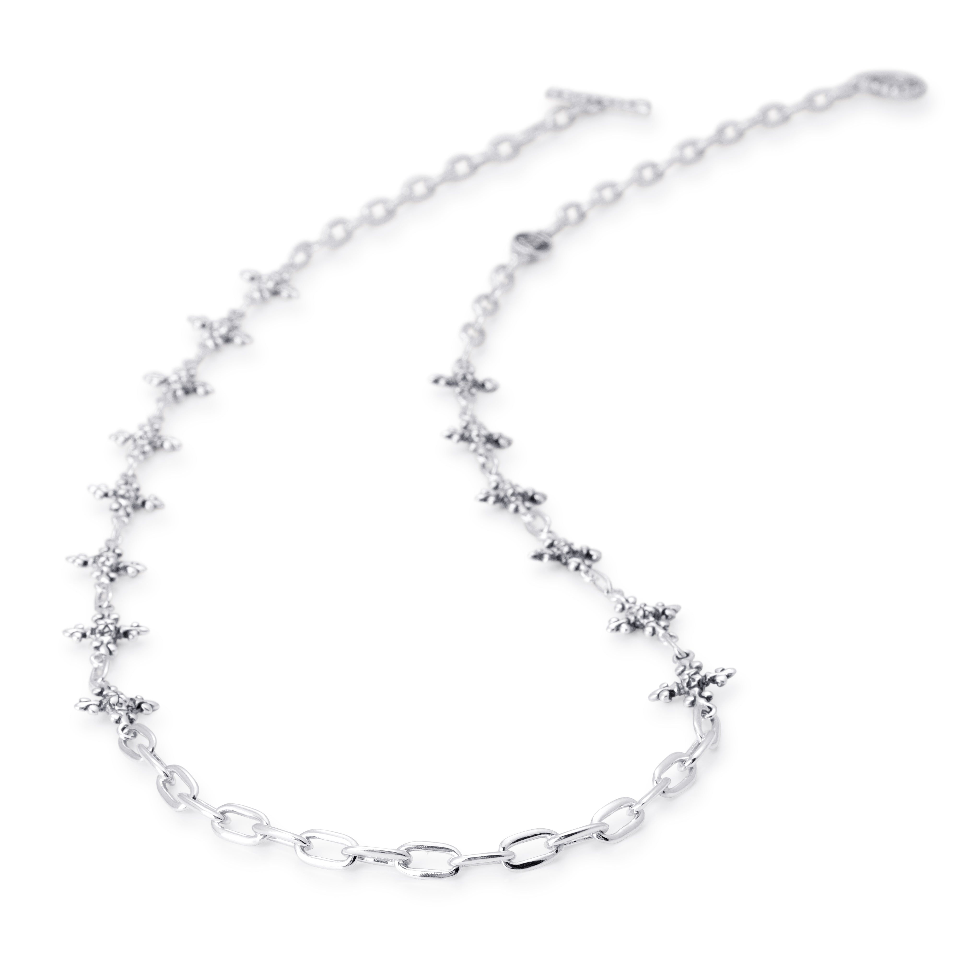 Bloodline Design W-Necklaces The Long Antique French Cross Necklace toggle