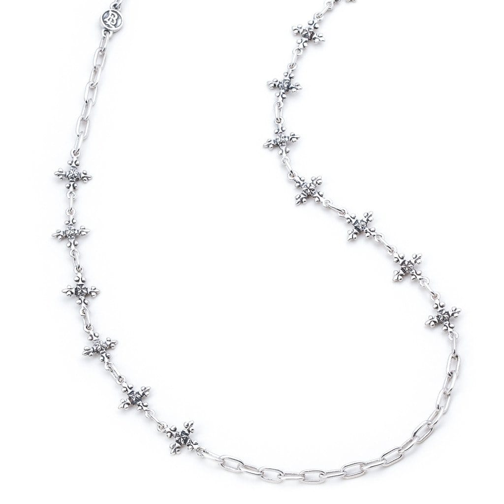Bloodline Design W-Necklaces The Long Antique French Cross Necklace
