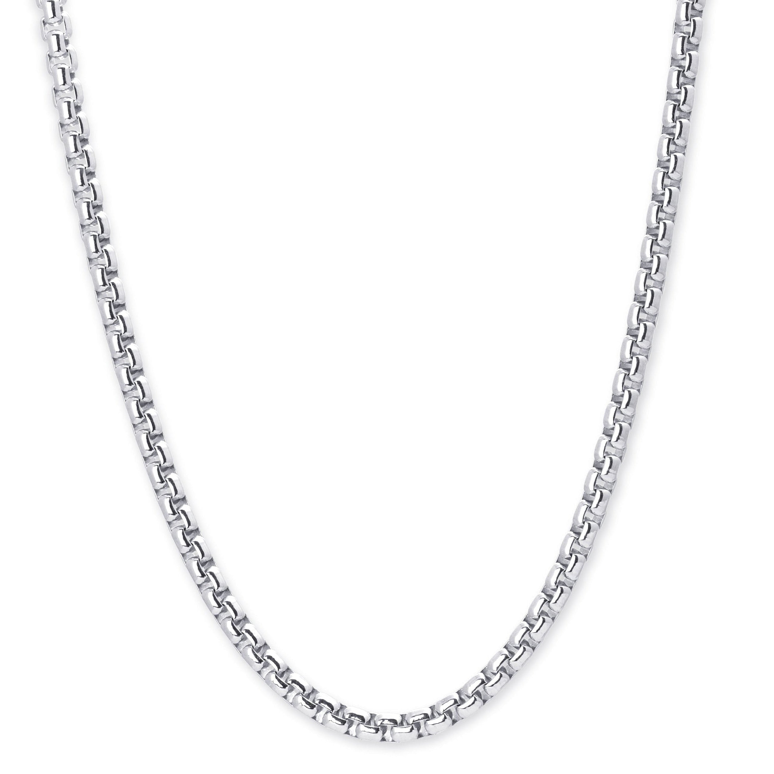 Solid Sterling Silver tight rolo style chain