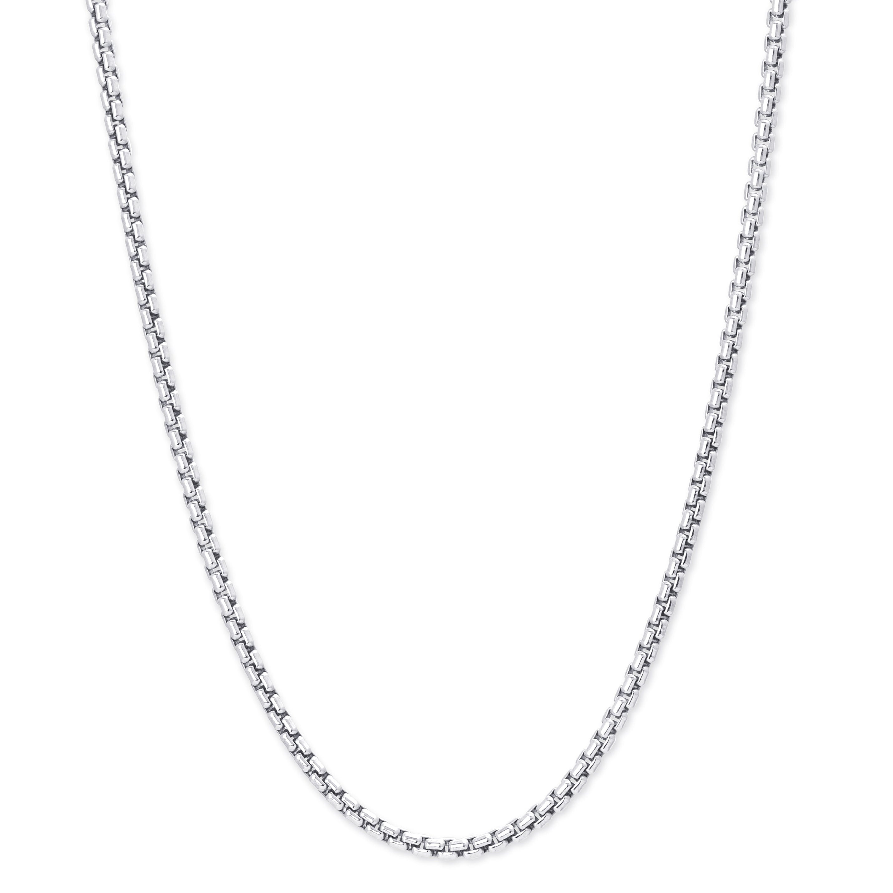 Solid Sterling Silver tight rolo style chain