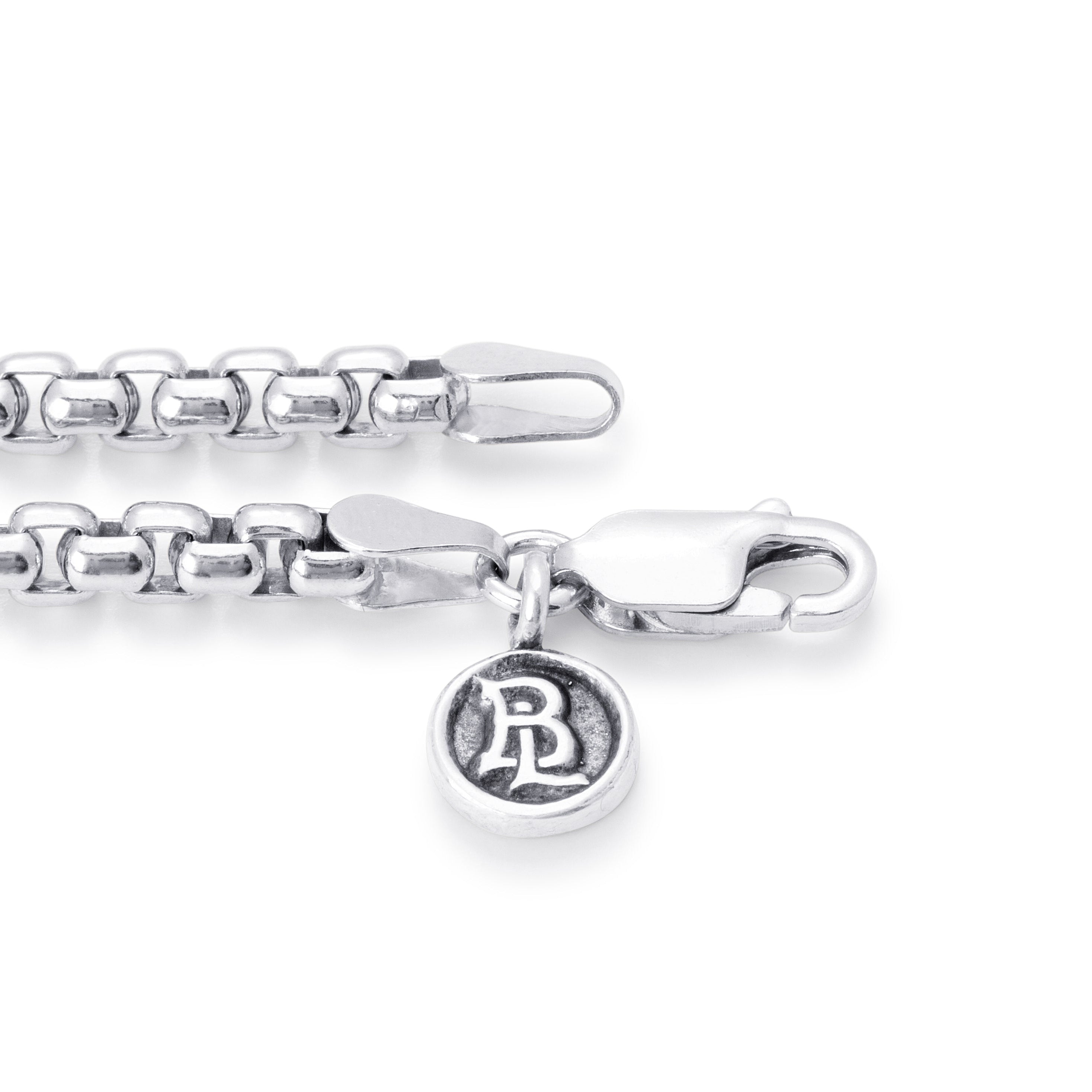 Solid Sterling Silver tight rolo style chains lobster clasp