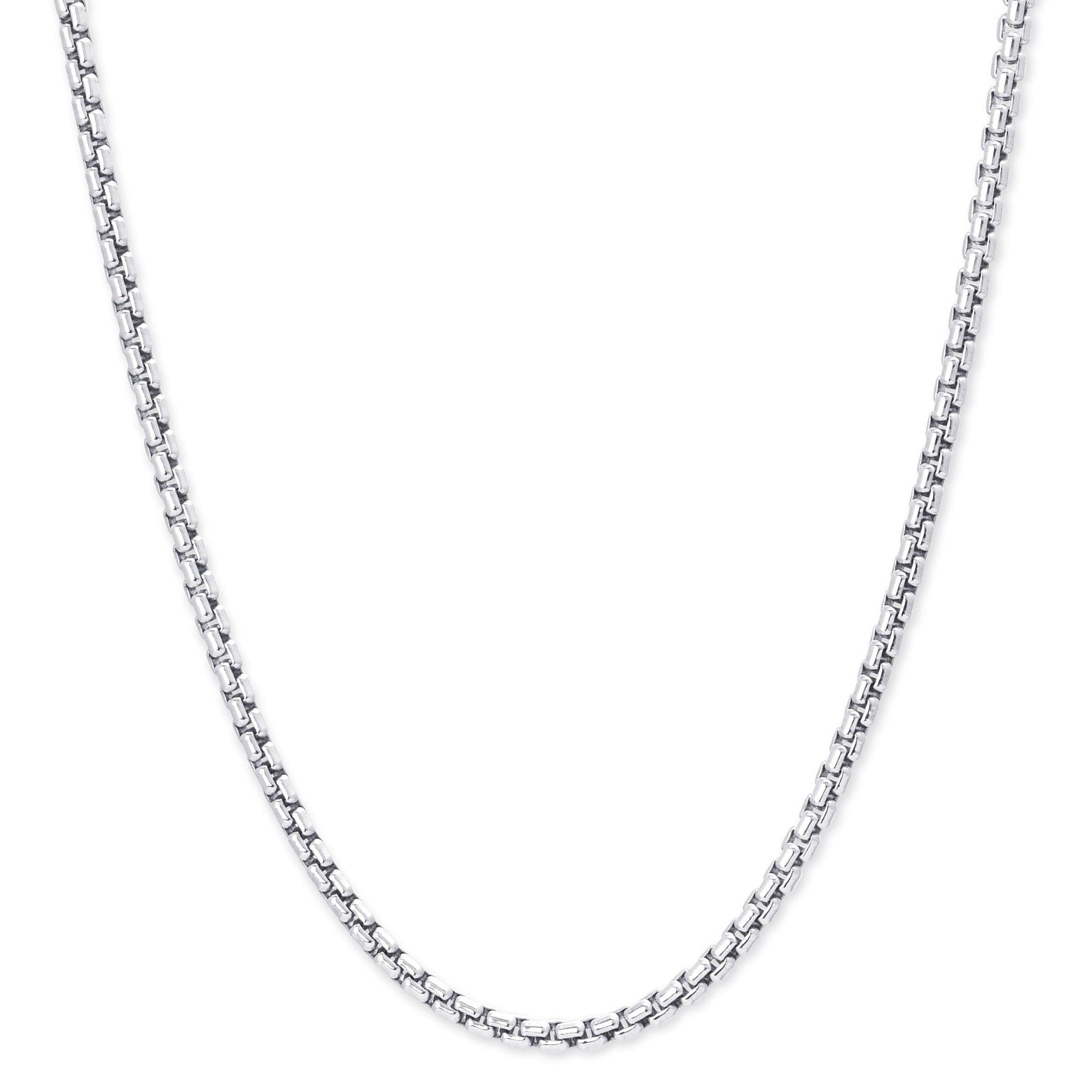 Solid Sterling Silver tight rolo style chain