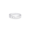 The Petite Permanently Twisted Band In Sterling Silver, 2.3mm