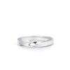 The Petite Permanently Twisted Band In Sterling Silver, 2.3mm