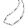 Solid Sterling Silver Pillar Chain Necklace Bloodline Design