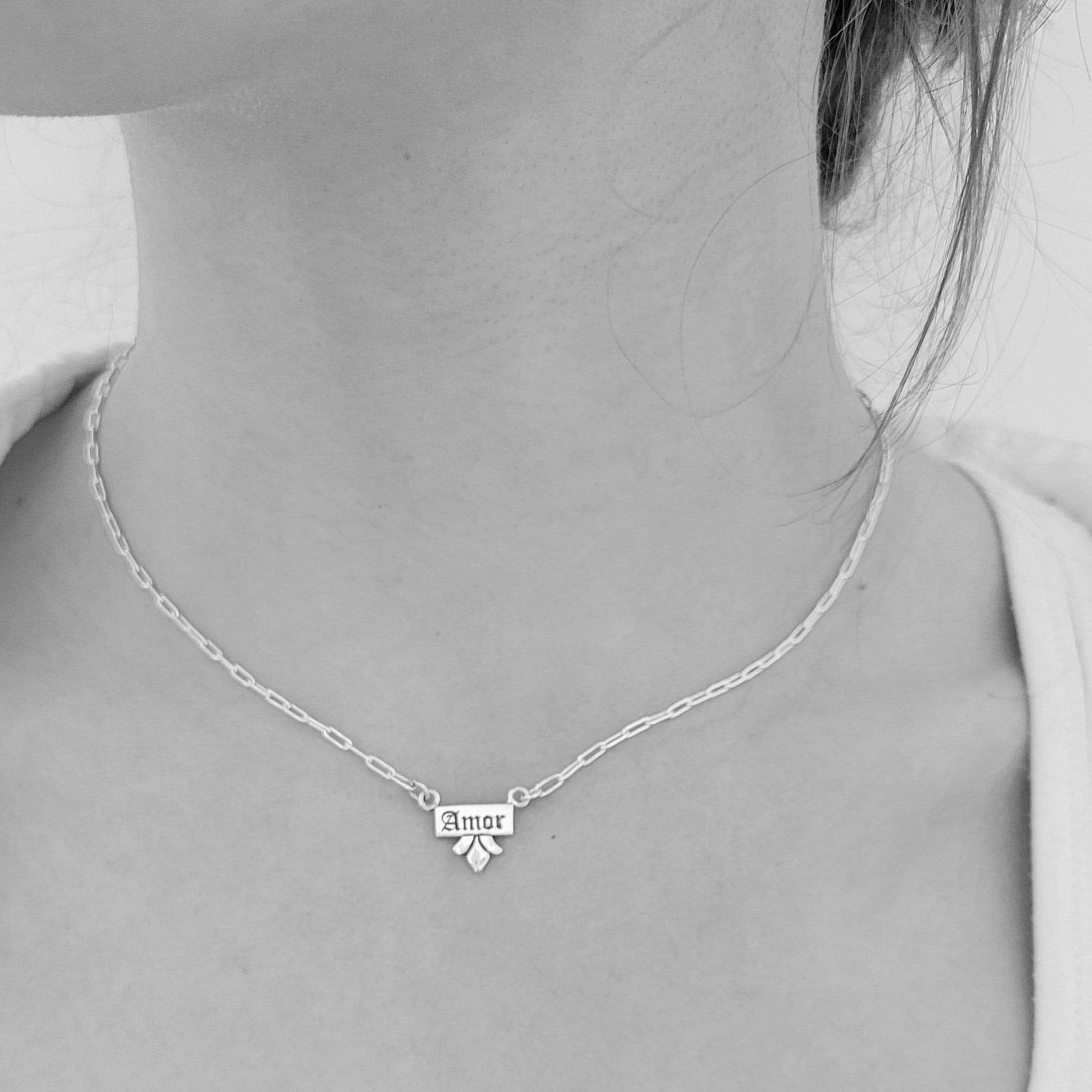 Bloodline Design W-Necklaces The Floating Amor Necklace
