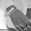 Bloodline Design Womens Bracelets The Petite White Pearl Bracelet