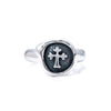 Bloodline Design Mens Rings The 12th. Century Cross Wax Stamp Ring