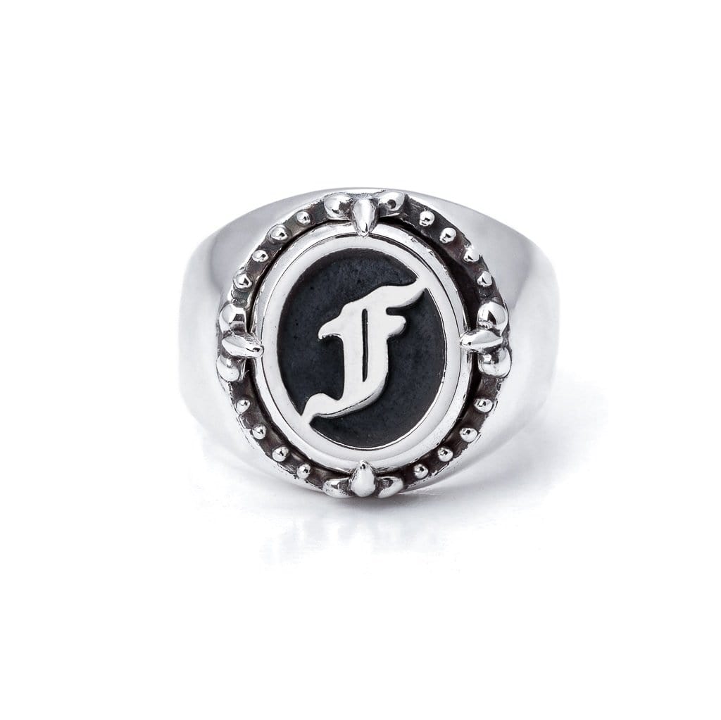 Bloodline Design Personalized F / 5 Old World Signet Ring