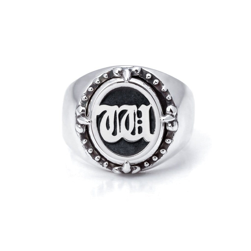 Bloodline Design Personalized W / 5 Old World Signet Ring