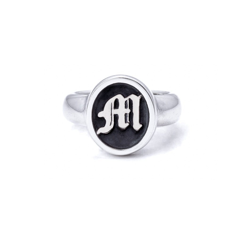 Bloodline Design Personalized M / 5 The Classic Signet Ring
