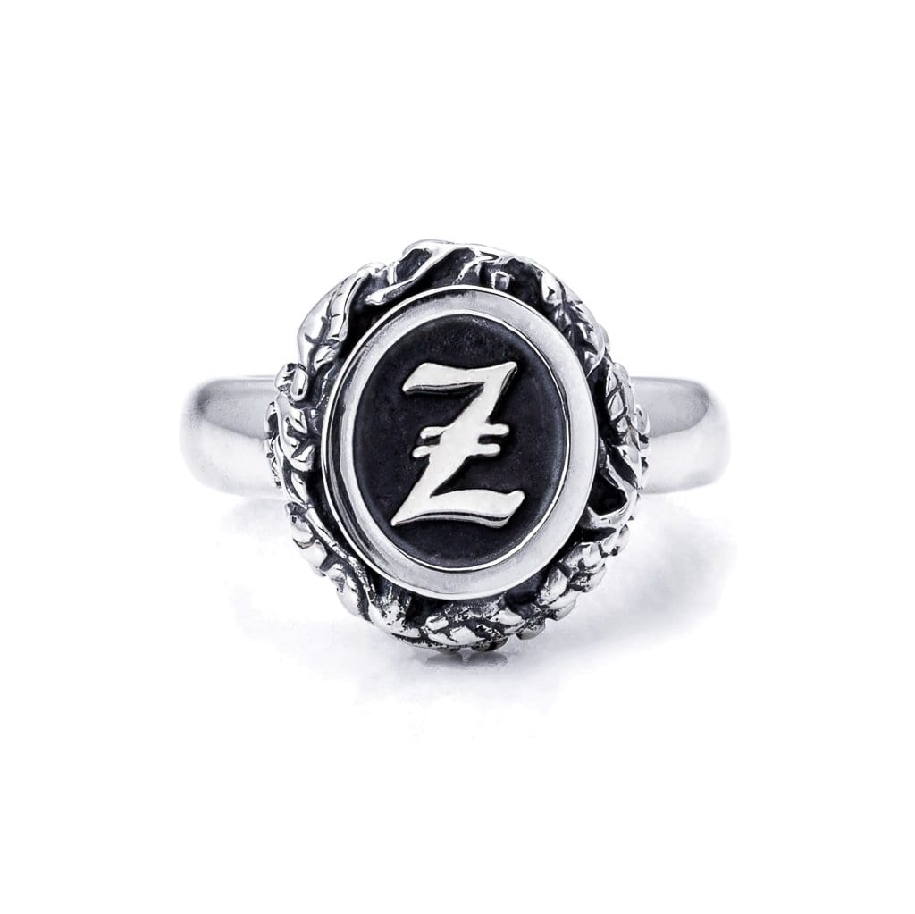 Bloodline Design Personalized Z / 5 The Eternal Vine Signet Ring