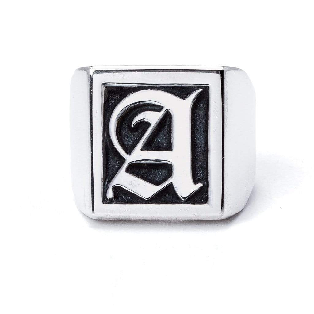 Bloodline Design Personalized A / 7 The Large Signet Ring