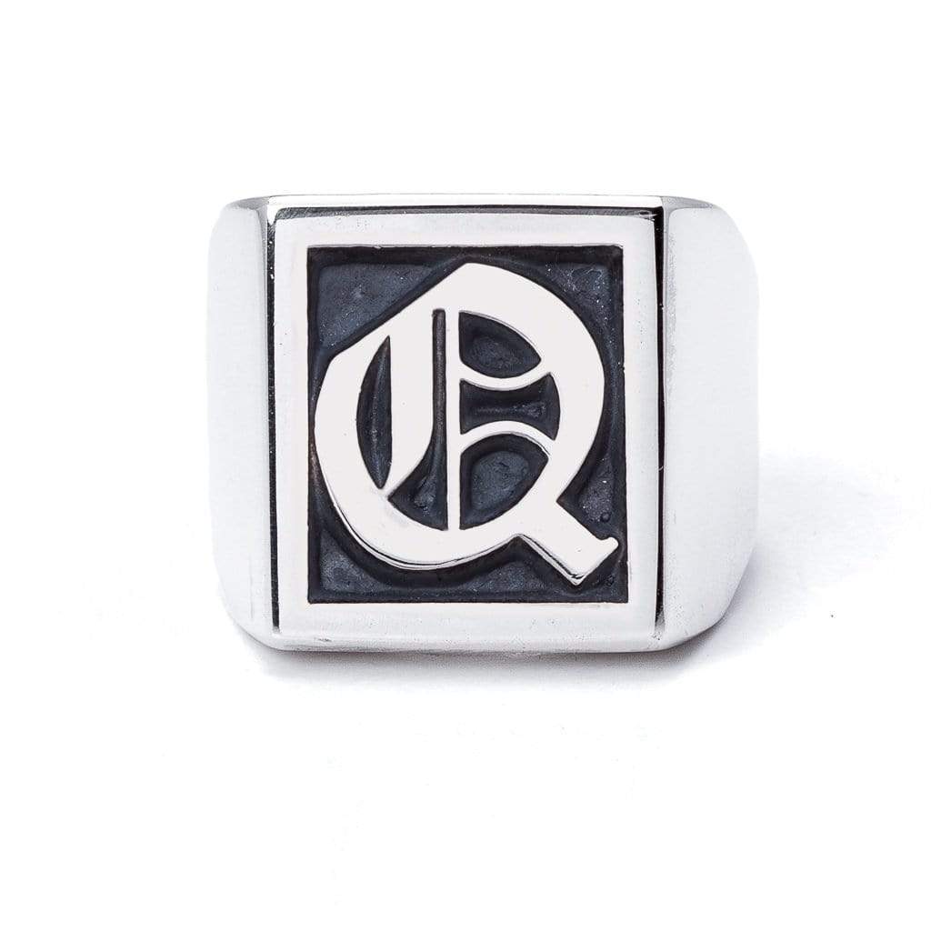 Bloodline Design Personalized Q / 7 The Large Signet Ring