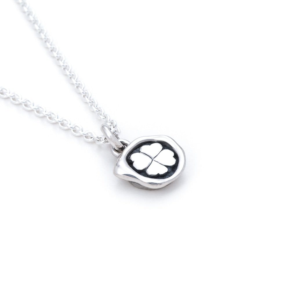 Bloodline Design W-Necklaces The Four-Leaf Clover Wax Stamp Necklace