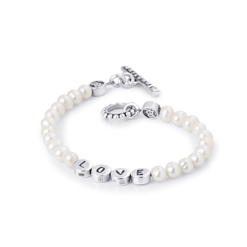 Bloodline Design Womens Bracelets Love pearl bracelet