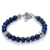 Bloodline Design Mens Bracelets S / Lapis Lazuli The Crown and Cross Buddha Bracelet