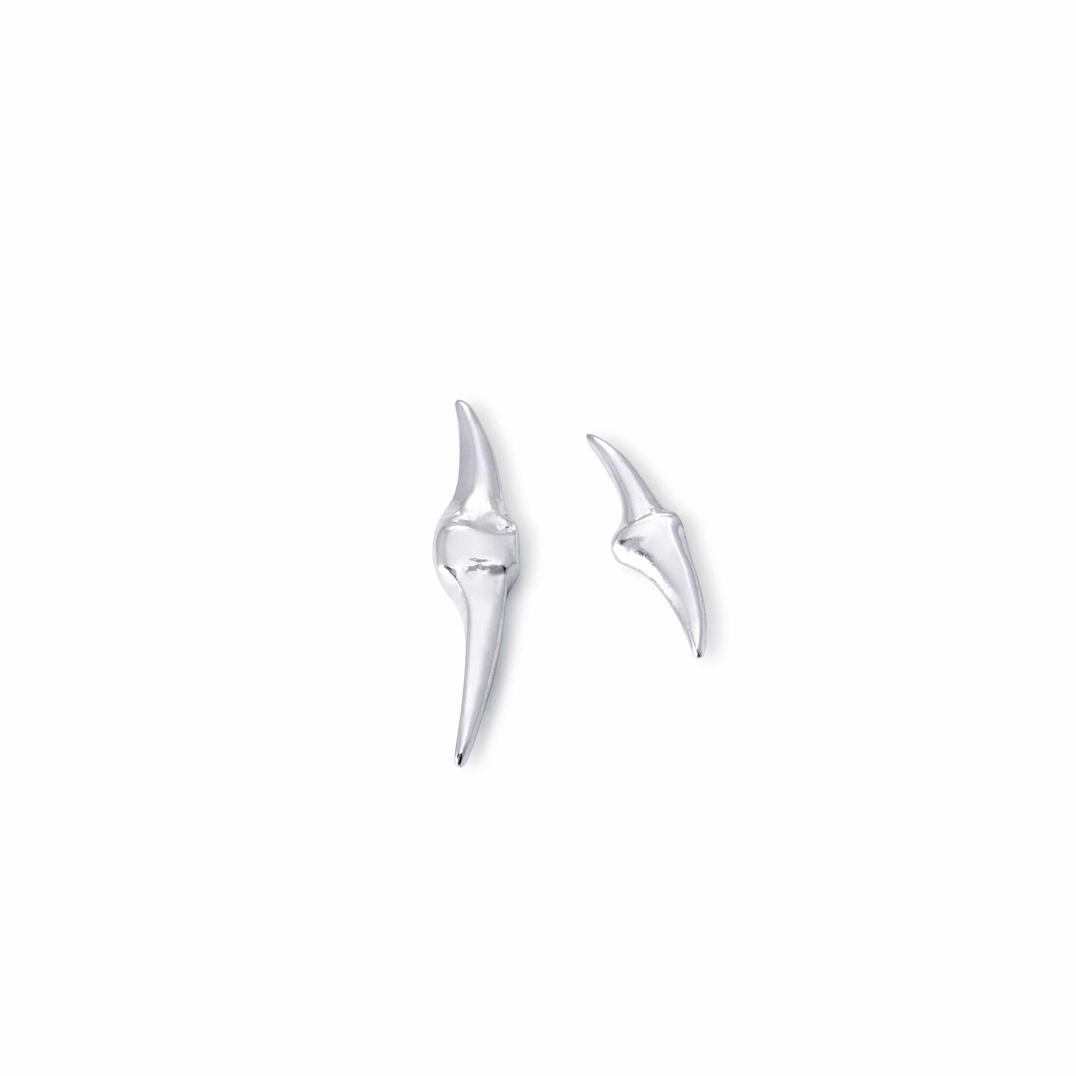 Bloodline Design Mens Earrings Double Thorn Earrings
