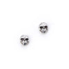 Bloodline Design Mens Earrings PAIR Petite Skull Stud Earrings