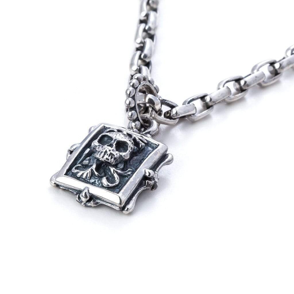 Bloodline Design Mens Pendants Box Top Pendant With Skull