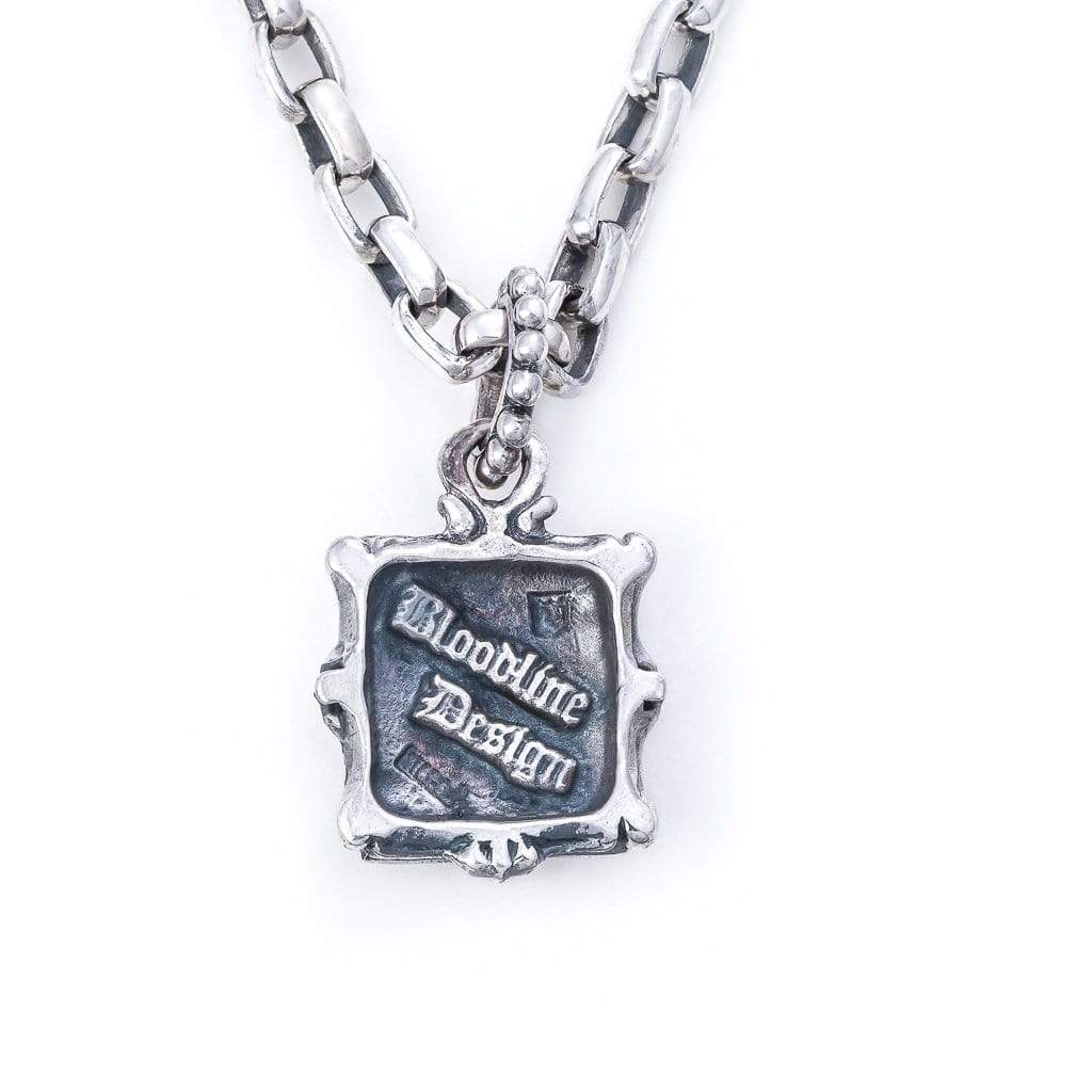 Bloodline Design Mens Pendants Box Top Pendant With Skull