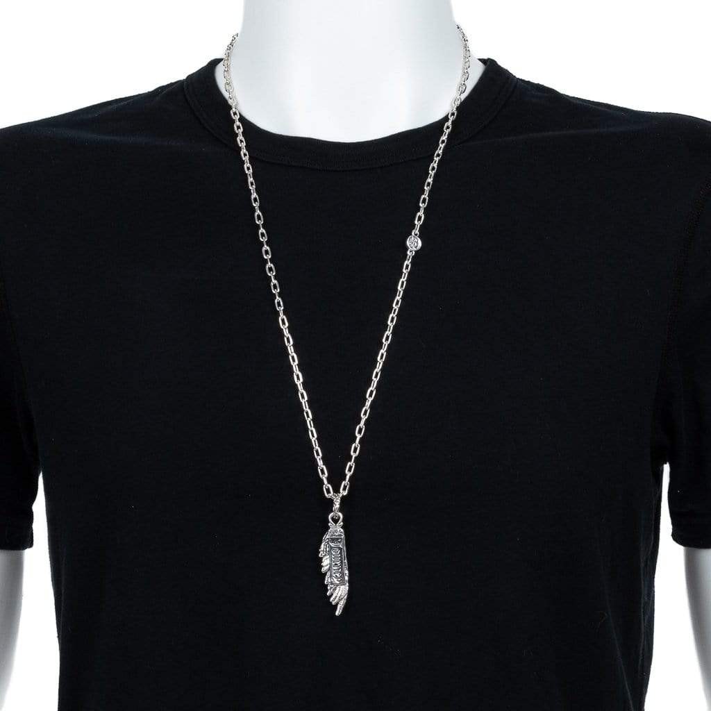 Bloodline Design Mens Pendants The Journey Angel Wing Pendant