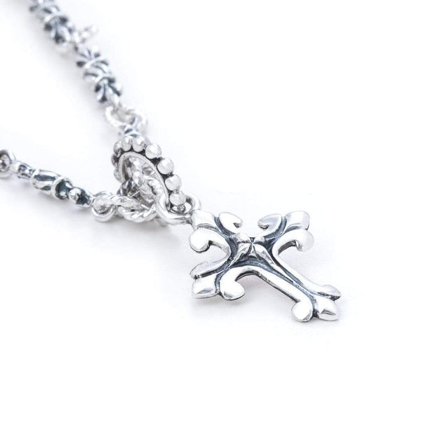 Ornate Cross Pendant In Sterling Silver – BLOODLINE DESIGN