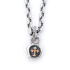 Bloodline Design Mens Pendants The Wax Stamp Pendant With 18kt Gold Cross