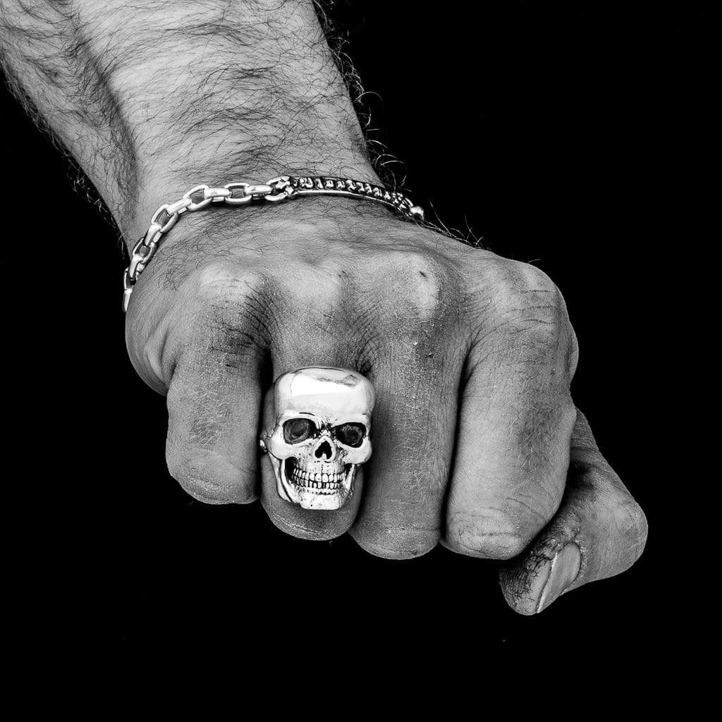 Bloodline Design Mens Rings Classic Skull Ring