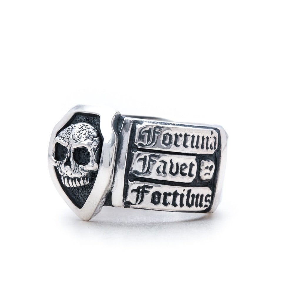 Bloodline Design Mens Rings Liberty Road Skull Ring