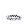 Bloodline Design Mens Rings 7 Small Twisted Rope Band