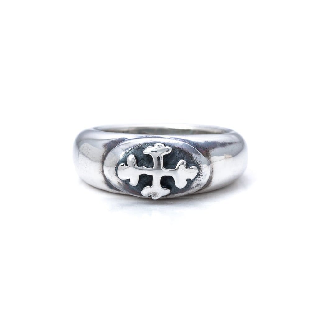 16th-Century Cross Stacker Ring In Sterling Silver – BLOODLINE DESIGN