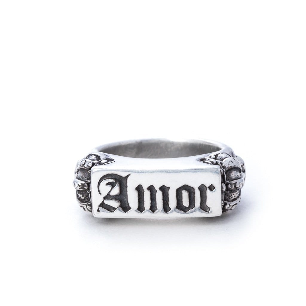 Amor Rings Crowned Amor Ring In Sterling Silver – BLOODLINE DESIGN