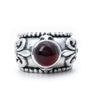 Bloodline Design Mens Rings 7 / Garnet The Imperial Ring with Gemstone