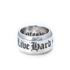 Bloodline Design Mens Rings The Live Hard Band