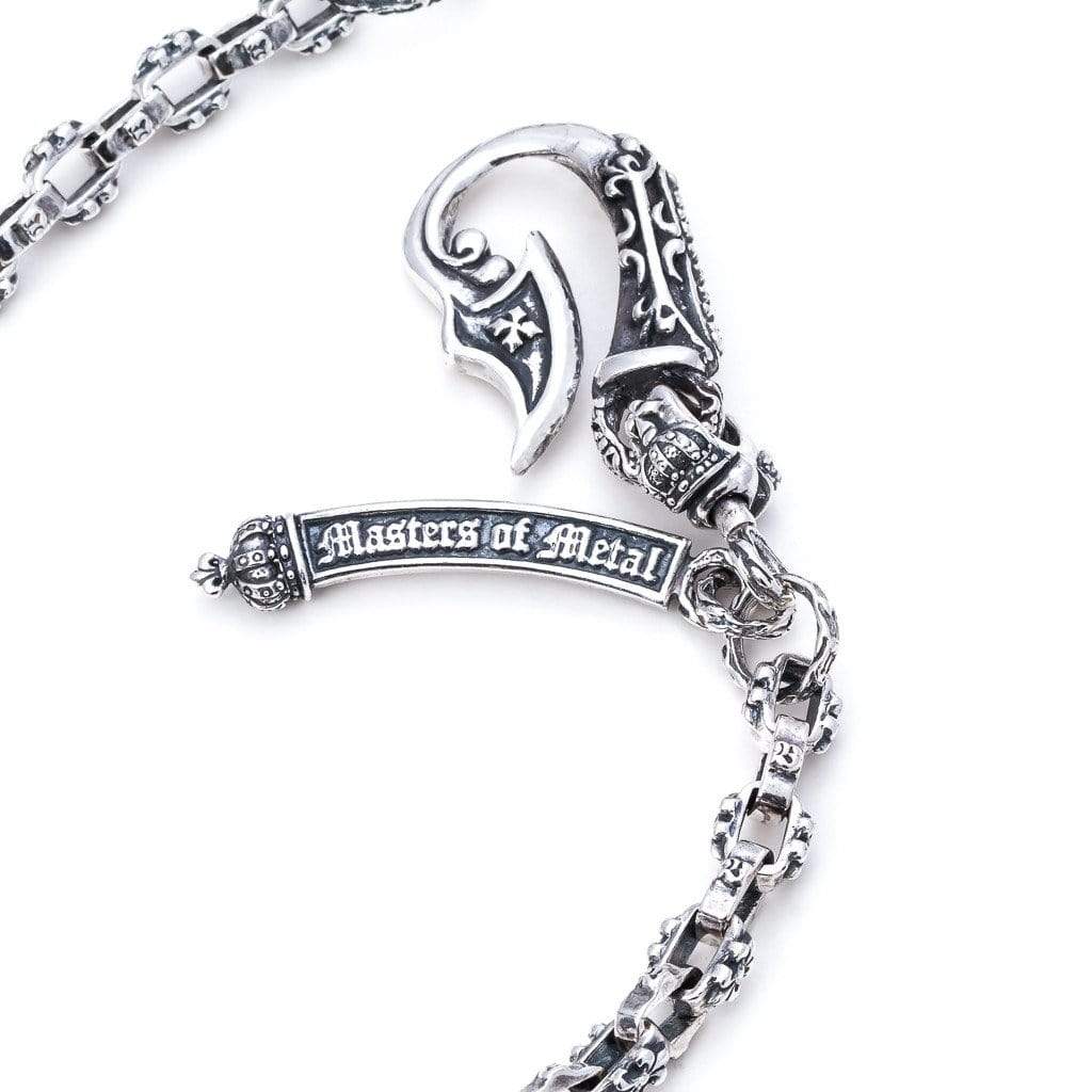 Tubal Fleur de Lis Sterling Silver Wallet Chain